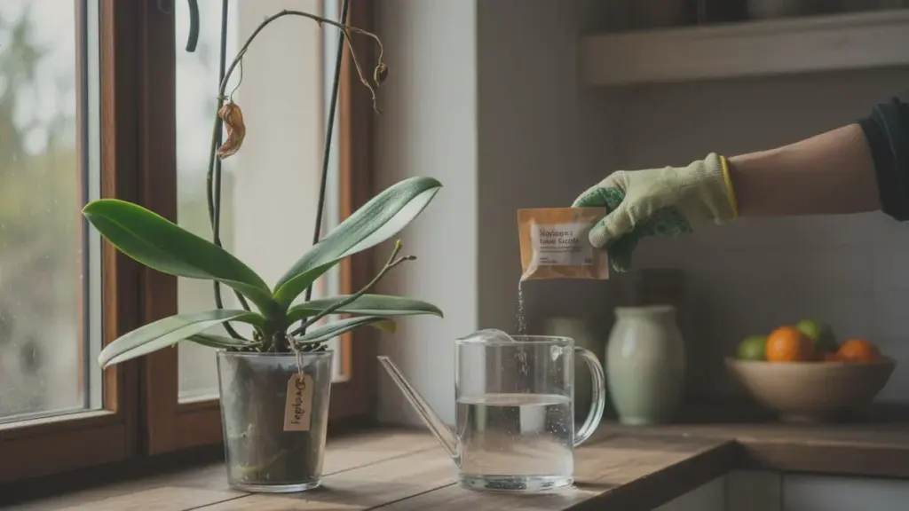 Eenvoudige keukentip die orchideeën nieuw leven en weelderige bloei geeft