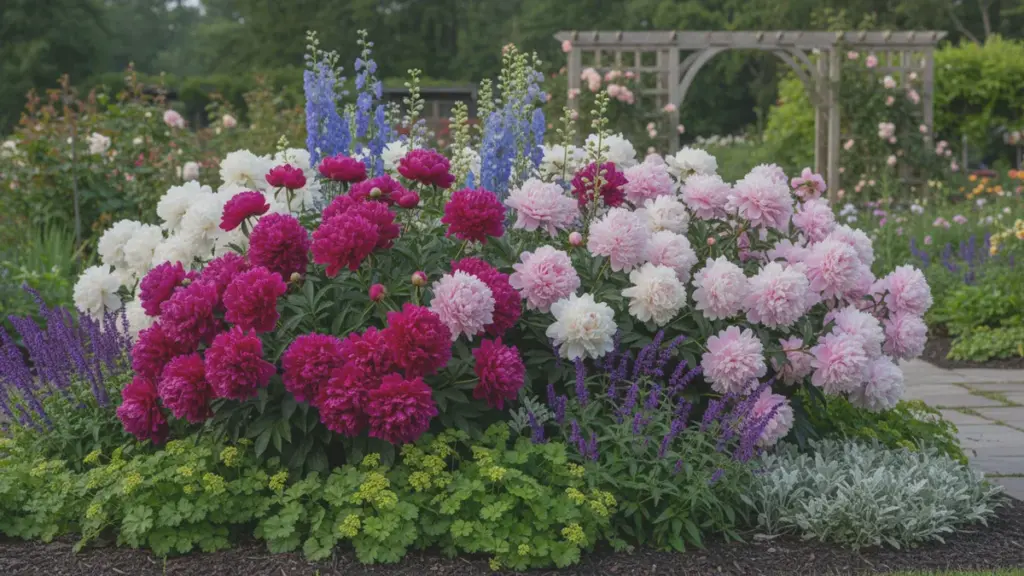 Welke planten naast pioenrozen zetten zodat ze beter bloeien dan ooit