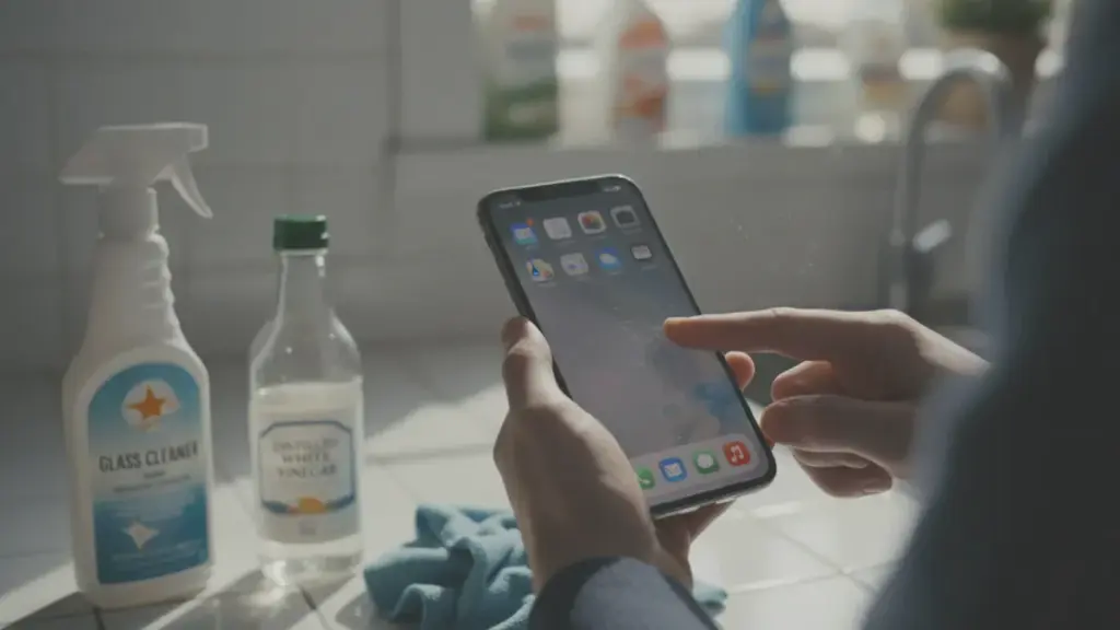 Dit veelgebruikte schoonmaakmiddel beschadigt het scherm van je telefoon